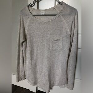 Women’s long sleeve tan top M